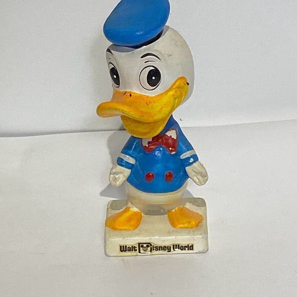 Vintage 1960's Disney Multicolor Donald Duck Walt Disney World Bobble Head